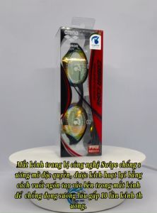 Kính bơi Arena COBRA CORE SWIPE ANTI-FOG MIRROR GDBK chống sương mờ cao cấp.