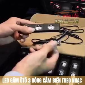Led Gầm Ô Tô – Đèn Led Gầm Ghế Ô Tô – Cảm Biến Đổi Màu Theo Nhạc Có Điều Khiển Tiện Ích Cho Xe Hơi