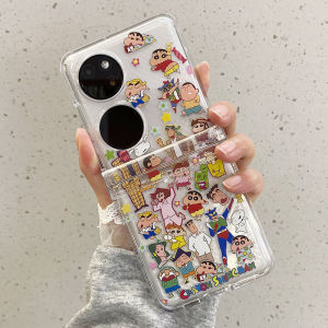 Cartoon Waxy New Motorola Razr50/60Ultra Xiaomi MIXFlip2 Huawei Purax Phone Case with Stand Protection for Honor MagicVFlip