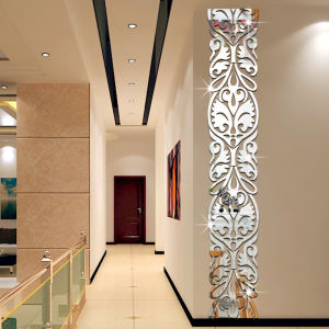 Diy 3D Mirror Wall Sticker Living Room Edge Strip Corner Line Acrylic Home Decoration Stickers for Wall Art Mural Wall Decor