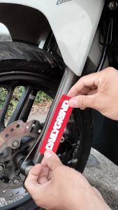 Stickers Waterproof DAILY GRIND RED Motor Accessories Stickers for Motorcycle Sticker Hologram Honda Vinyl Stiker Decals