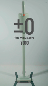 ±0 Cordless Vacuum Cleaner Y010 | Pink White Green | Powerful Suction | 3 Power Modes | Cordless & Lightweight | Long Lasting Power | Plus Minus Zero