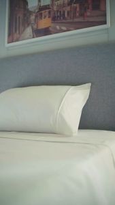 Premium Cotton Pillow Case Plain Bedsheet Comfortable Plain Series High Quality 45x75 cm