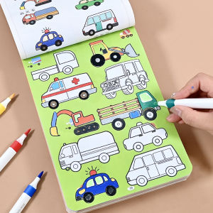 Coloring Book for Kids Fun Painting And Drawing Book Cartoon Animal And Car Coloring Pages Suitable for Boys And Girls in Kindergarten