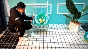 Phao bơi chống lật cho bé màu Xanh lá nhãn hiệu ABC Subu kids