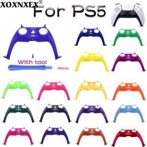 1Set Replacement Handle Decorative Strip Faceplate For PS5 Controller Gamepad Decoration Strip Housing Shell Case Cover