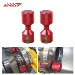 Two Hole Pins Set 1-1/8" Aluminum 6061 2 Hole Flange Alignment Pin With Gradienter