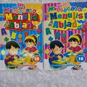 Belajar Menulis Abjad 1a & 1b (Buku tk panjang polos)