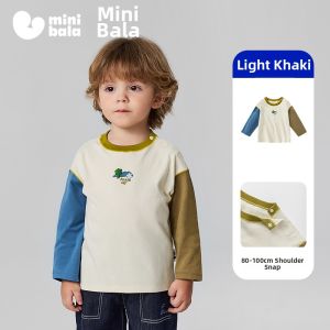 MINI BALA | Pure Cotton Melange Patchwork T-Shirt