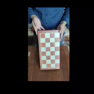 💗🙋‍♀️💗工厂直营跨境折叠实木象棋盒礼品摆件高档棋子磁性木质国际象棋