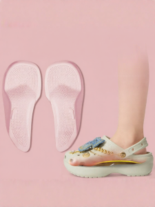 ZUYINBULUO | Arch Support Insoles for Crocs Silicone Invisible Summer Sandals