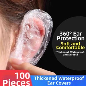 Waterproof Ear Covers for Hair Dyeing & Bath 100 Pieces