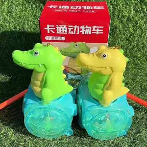 YFD  New Years Day Childrens Electric Spaceman Balance Car Colorful Music Light Astronaut Luminous Lantern Gift