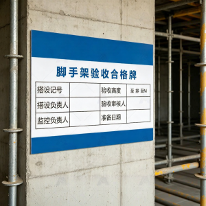 RUIKELAIXIANG | Approval Inspected Construction Sign Safety Warning Fire Equipment Indicator Sign