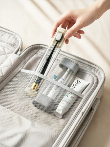 ASCOR | Travel Portable Transparent Dust-proof Toothbrush and Toothpaste Storage Kit