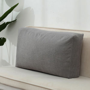 3D Sofa Pillow Cover Rectangular Plush Backrest Cushion Detachable Washable Wall-Mounted Large Soft Pack Living Room Decor