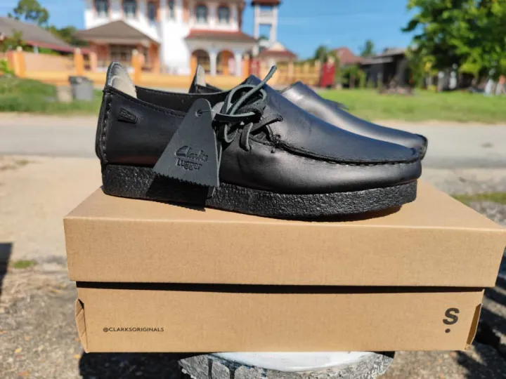【未使用】Clarks LUGGER BLK SMOOTH LEATHER Amazon.com | Clarks Men's Lugger Oxford Boot, Black Waxy