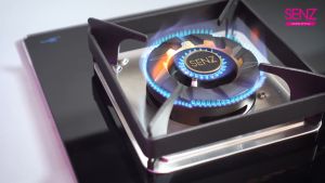SENZ KARINO Twin Burner Gas Stove with intelSync Technology