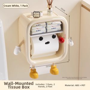 MEYGOROOM | No Drilling Wall Mounted Waterproof Tissue Holder