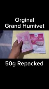 50g Grand Humivet Repacked - Original Super Growth Booster Vitamins Supplement Feed for Pigs Chickens Fish Dogs - ICE