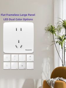 Panasonic | Wall Switch Panel 86 Type One Pole Double Control 5 Sockets