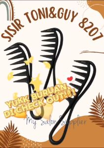 Sisir Toni & Guy Carbon Antistatic Comb Toni & Guy Toni And Guy / Sisir Buaya / Sisir Salon Lebar SH Q06