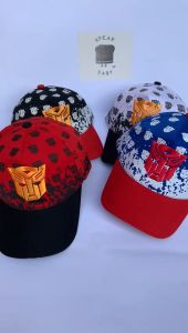 SpeakBaby.ID Produk / Topi Karakter Bercak Movie Anak motif TRANSFORMER Model Kekinian