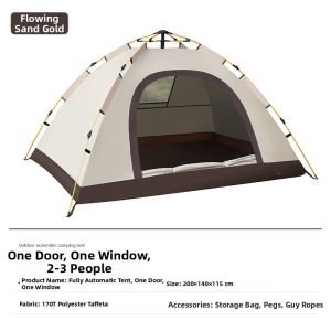 Portable Automatic Open Waterproof Sun-Resistant Tent