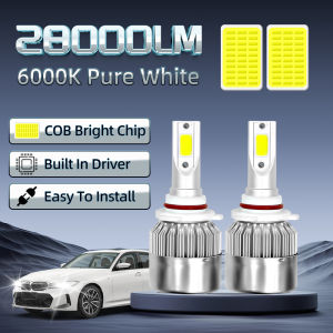 300W H7 Car Lights 28000LM Canbus H1 H3 H4 H11 H13 9005 HB3 9006 HB4 LED Headlight Bulbs 6000K White 12V Turbo Auto Headlamps