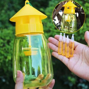 10Pcs Garden Fruit Fly Trap Plastic Transparent Anti Flies Traps Environmentally Insect Catchers Orchard Pest Control Tools