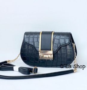 TAS SELEMPANG WANITA CLOPPER/TAS BAHU WANITA/CLOPPER BAG CROCO