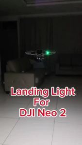 Rechargeable LED Bottom Light Kit Safe Night Landing Flashlight High Strength PETG 3D Printed Mount Combo For DJI Neo 2