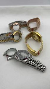 36mm 39mm Watch Case With Strap Sapphire Glass For NH34 NH35 NH36 ETA2824 PT5000 ST2130 Miyota DG ETA2836 Movement Watch Parts