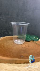 Gelas Plastik Oval 12 Oz Capsul/Oval – Gelas Kopi Susu Teh Seblak Ronde Bandrek & Minuman Dingin Lainnya - Isi 50 Pcs (Free Bubble Wrap)