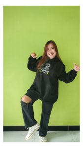 Jaket Hoodie Jepang Moyan Tex Big size S M L XL XXL 3XL 4XL 5XL Jumper pria wanita oversize