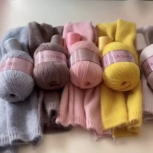 Pure Mongolian Cashmere Yarn Crochet Hand-knitted Cashmere Knitting wool Yarny Scarf Baby Hand-Weaving Thread Yarns 70grams