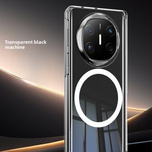 COUNTLESS | Huawei MateX6 Phone Case Ultra-Thin Transparent Magnetic Suction Full-Coverage Anti-Fall Protective Cover Collectors Edition Foldable Screen High-End Minimalist Design For Men And Women