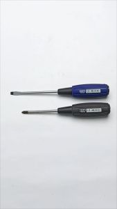 Vessel Obeng Ketok Tipe 630 Cushion Grip Tang-Thru Screwdriver Plus+1/2 Minus-55/6 Panjang Pendek