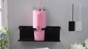 【In Stock】Magnetic Cup Holder for Fridge Heavy-Duty Water Bottle Organizer for All Size Tumble