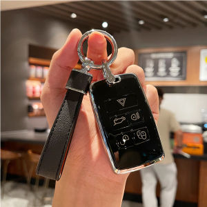 Jaguar Car Key Cover Suitable for XFL/XEL Shell Epace Fpace IPace/Ftype Land Rover XJXE Simple Style TPU Material Key Case