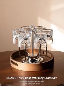 BOANG | Elegant Luxury Whiskey Glass Set with Stand