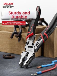 DELIXI | Multi-Function Effort-Saving Wire Pliers for Home and Electrician Use