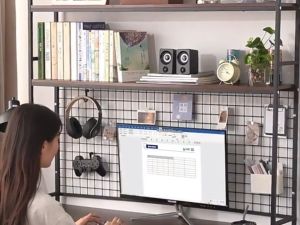 Multipurpose Table Top Storage Book Rack Wooden Book Shelf Desk Organizer Stationery Bookcase Office Magazine Rack Computer Desktop Multilayer