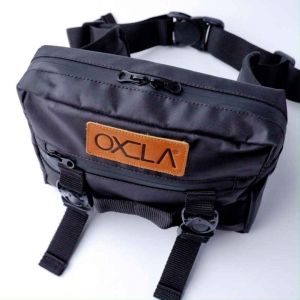 OXCLA Waist Bag Pria Waterproof - Black