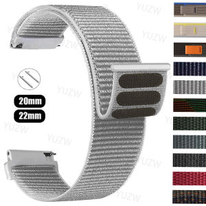 Band For Amazfit Active 2/BALANCE 2 Nylon correa Bracelet Amazfit Bip 6 5 3 Pro GTS4 2 mini/GTR 2 3 4 42mm 47mm 20mm 22mm Straps