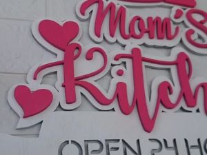 Kurnia Art Shoop Mall Hiasan Dinding Walldecore Custom Nama Angka & Logo Kayu timbul