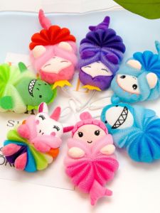 Kids Loofah Bath Sponge Bath Baby Mesh Sponge Mermaid Toddler Bath Sponge Bath Sponge Rubbing Mud and Back