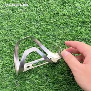 PLSELIS | Plselis Ultra-Light Titanium Alloy Bicycle Water Bottle Holder Mountain Bike Drink Bottle Holder Water Cup Holder Weight 30g