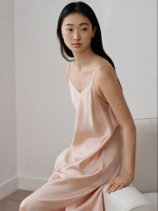 JINSANTA | Silk Comfort Home Dress