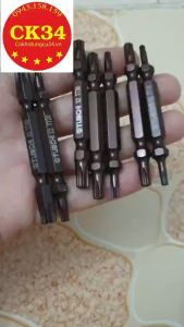 Bán lẻ - Mũi hoa thị có lỗ S2 hãng TUOCHI cho máy khoan máy bắn vít